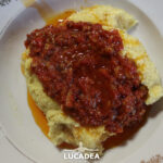 Polenta al sugo di funghi