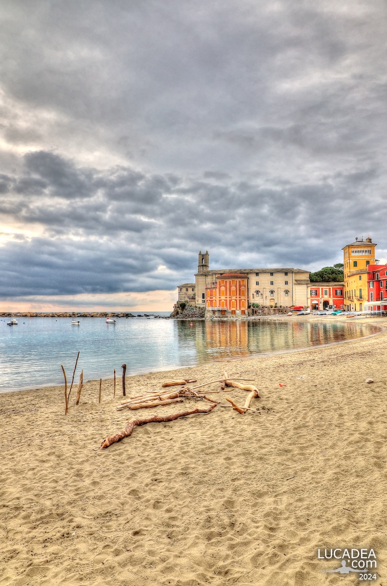 La Baia del Silenzio di Sestri Levante in inverno