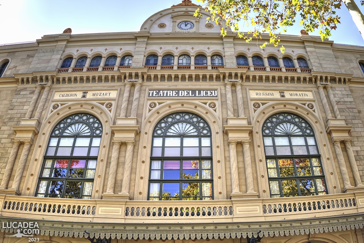 Il Teatro del Liceu sulla Rambla di Barcellona