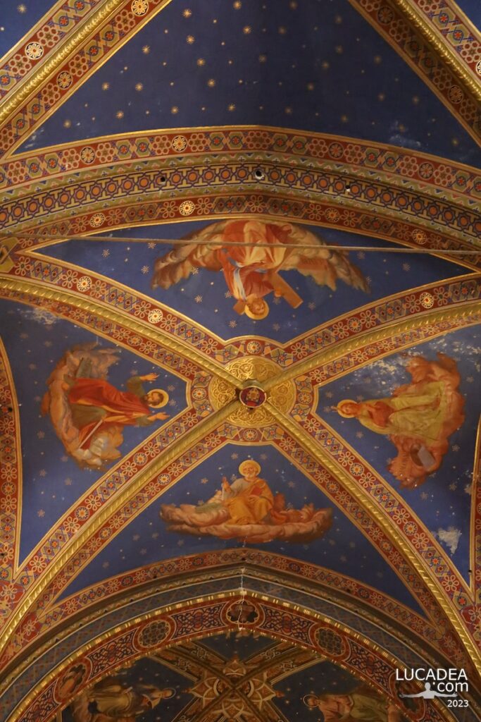 Il soffitto absidale di Santa Maria sopra Minerva a Roma