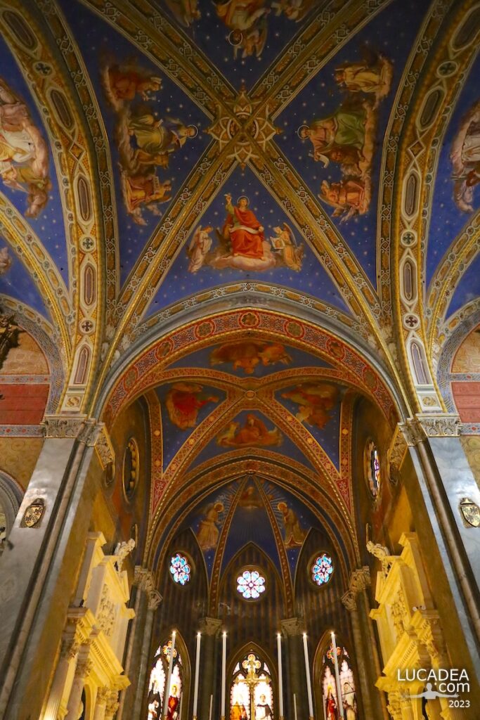 Il soffitto absidale di Santa Maria sopra Minerva a Roma