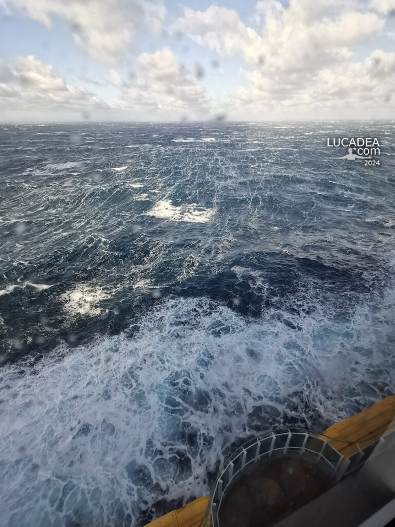 Quando il mare è agitato in navigazione