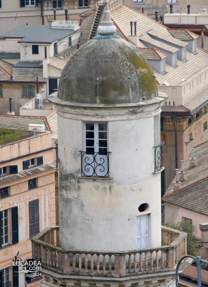 La torre di palazzo Lomellino detta il Minareto a Genova