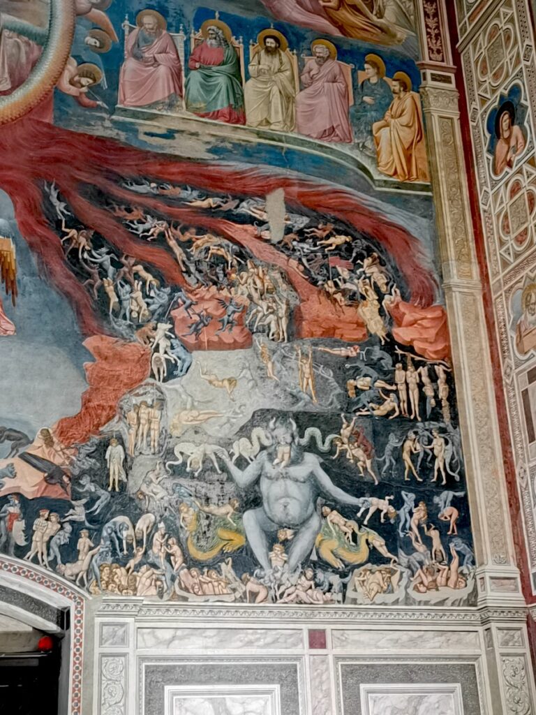 L'interno della Cappella degli Scrovegni a Padova