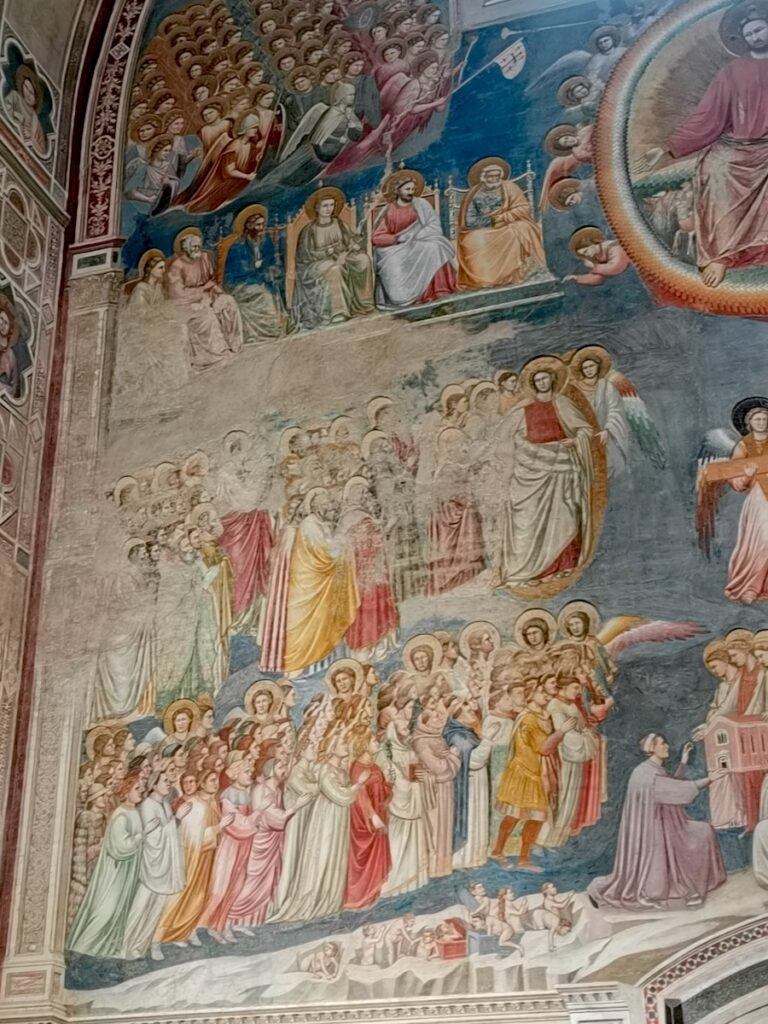 L'interno della Cappella degli Scrovegni a Padova