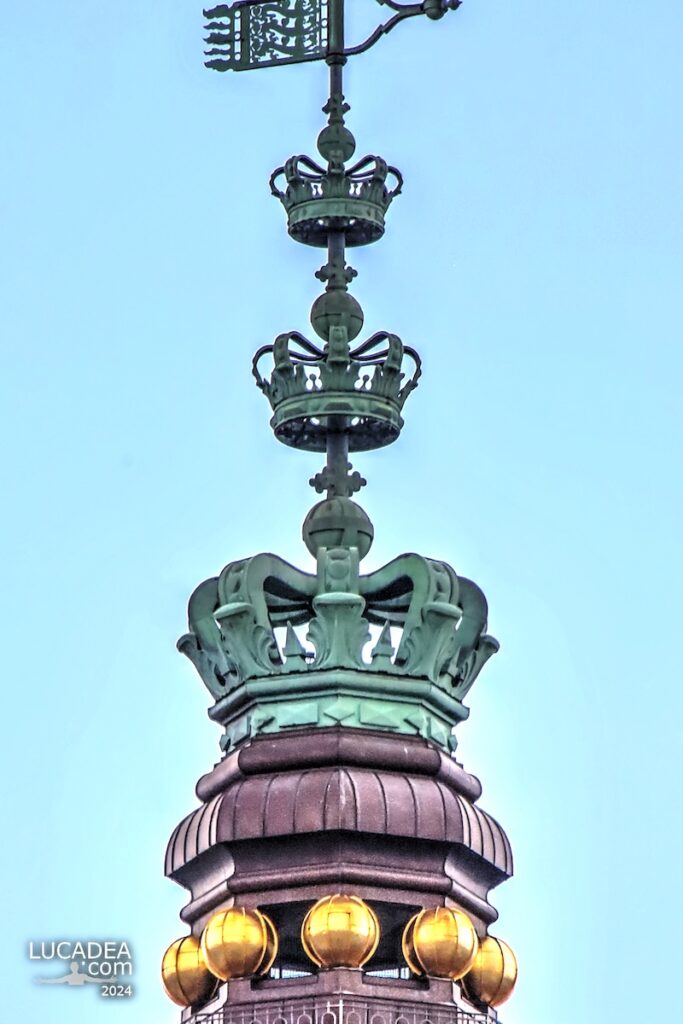 La Torre delle Tre Corone del Palazzo di Christiansborg a Copenaghen