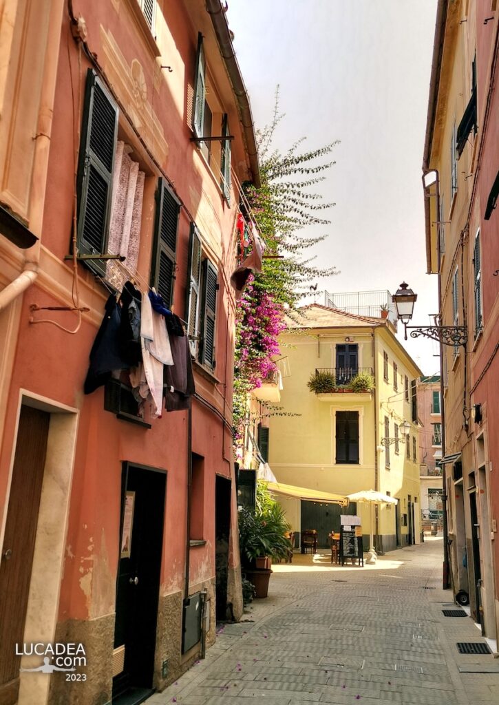 Vico Macelli nel centro storico di Sestri Levante