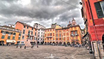 Piazza Mazzini a Chiavari