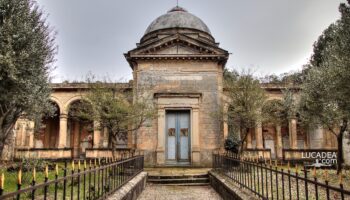 L'ingresso del cimitero di Nostra Signora del Monte a Genova