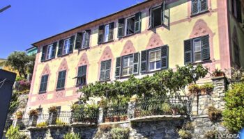 Una bella villa con vista mare a Pieve Ligure