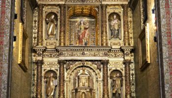 L'altare maggiore della chiesa di Sao Joao a Funchal