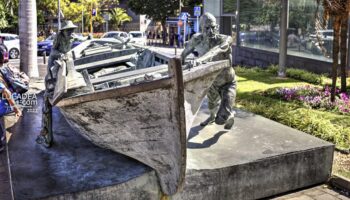 Il Monumento dedicato ai pescatori a Tenerife