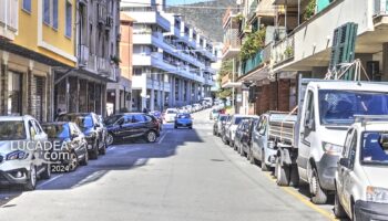 La centrale via Eraldo Fico a Sestri Levante