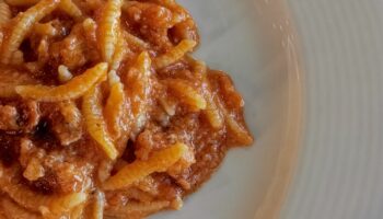 I gnocchetti sardi al sugo di carne