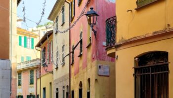 Uno scorcio nel centro storico di Lavagna