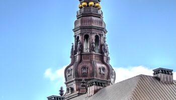 La Torre delle Tre Corone del Palazzo di Christiansborg a Copenaghen