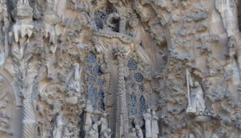 La Facciata della Natività della Sagrada Familia a Barcellona